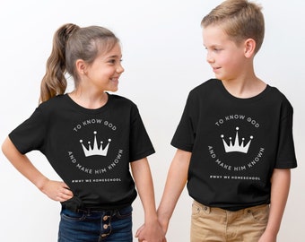 Kind Homeschool Shirt Mama Homeschool Mom Geschenk Homeschool Jugend Shirt Klassische Gespräche Shirt Christian Homeschool Klassische Schule Tee