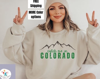 Colorado Sweatshirt Colorado Vintage Sweatshirt Colorado Mountain Sweatshirt 14er Colorado Crewneck Sweatshirt Vacation Shirt Colorado Shirt