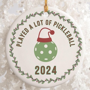 Pickleball Ornament Christmas Pickleball Personalized Gift Pickle Ball Christmas Ornament Pickleball Player Gift For Pickleball Lover Paddle
