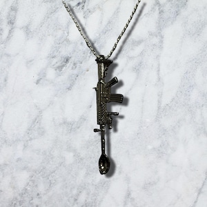 Assault Rifle Mini Spoon & Necklace