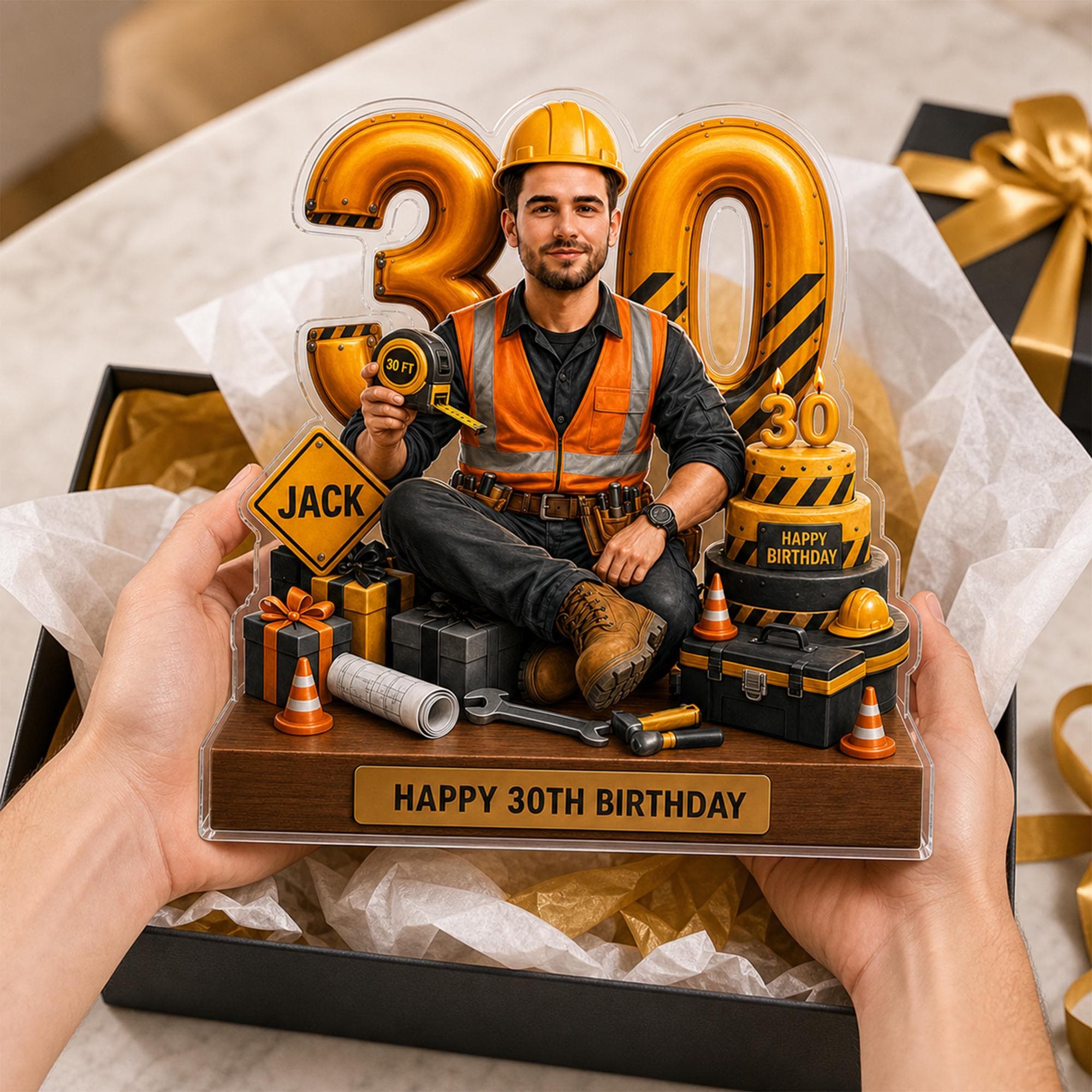 Personalized 30th Birthday Acrylic Plaque