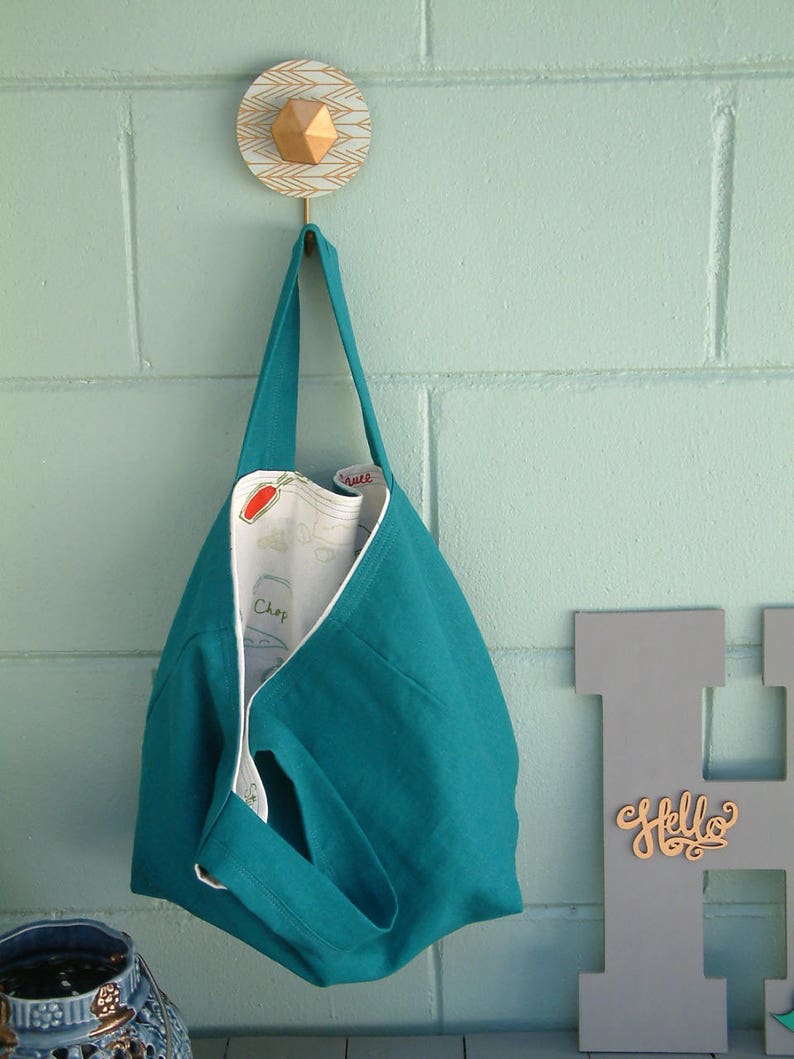 Linen Bag Linen Purse Linen Tote Morethanasmile