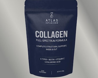 Full Spectrum Collagen Peptides Powder for Skin Hair Joints Bones