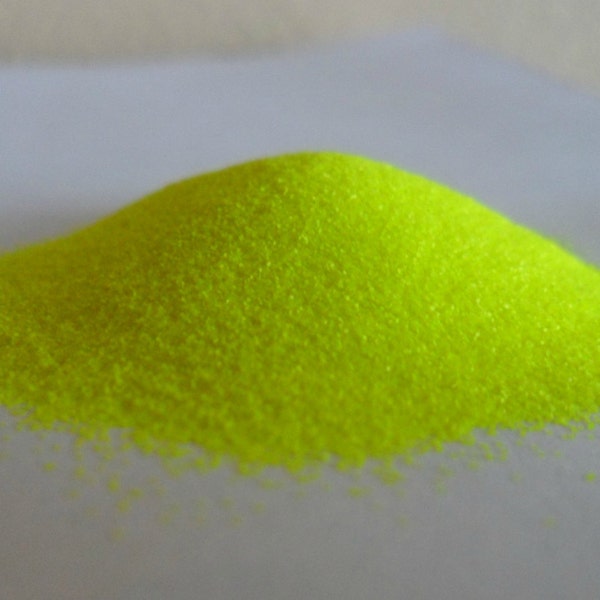 Neon Yellow Hex .008" Solvent Resistant Glitter