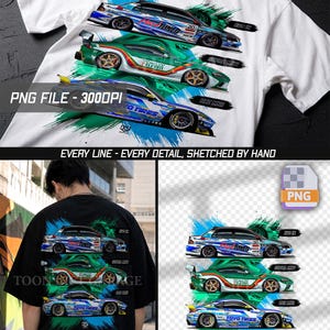 Custom JDM Formula Drift Japan Drag Tokyo Car T-shirt