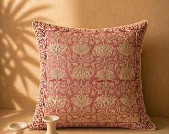 Block printed Cushion covers ,5 pcs set, size:- 16*16*