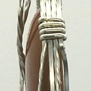 Peach Moonstone Cabochon Pendant image 3