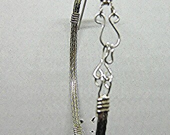 Solid Silver Wire Bracelet