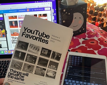 YouTube Favorites Volume 3 Zine