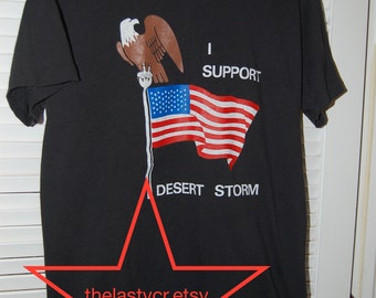 Vintage 1991 I support desert storm t-shirt. Size M/L