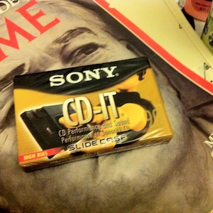 1990s Sony CD-IT tape in original packaging Very 90s.