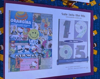 Sale Into the 90s 3 -- A history Zine about insignificant events of the 1980s and 1990s