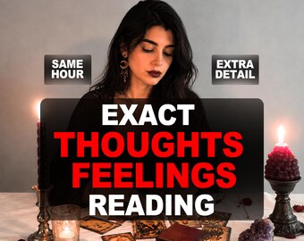 Lectura psíquica de pensamientos y sentimientos exactos / Claridad amorosa en la misma hora / Perspectivas sobre las relaciones
