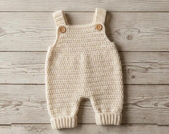 Baby Crochet Overalls Pattern, Newborn Crochet Overall Pattern, Crochet Baby Romper PDF Pattern, Baby Shower Gift Crochet Project