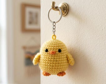 Crochet Baby Chicken Pattern PDF, Cute Amigurumi Chick Pattern, Easy Crochet Animal Pattern, Handmade Gift Idea, Crochet Chick Charm Pattern