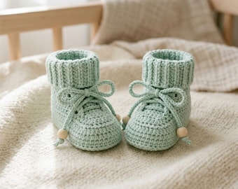 Crochet Baby Booties Pattern PDF, Newborn Crochet Booties Pattern, Baby Shoes PDF Pattern, Easy Crochet Baby Gift Idea, Handmade Baby Shoes