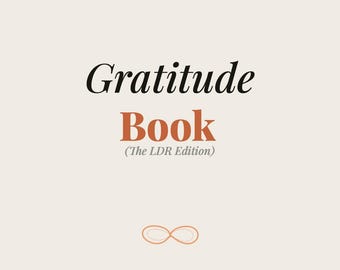 Libro de gratitud para relaciones a distancia / Actividad para una cita virtual (PDF rellenable)