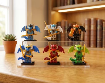 Zestaw klocków Dragon Ninja, 6 figurek akcji z Lloydem Garmadonem Cole'em Zane'em, kreatywne klocki do zabawy, prezent dla chłopców