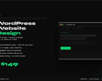 WordPress Website Design & Development | Custom Business Website | Hosting Included | SEO-Ready | Fast Loading | 5-Day Delivery