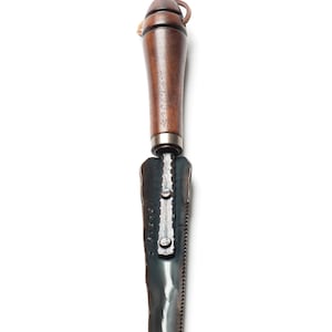 Handcrafted Perennial Trowel, Handforged with Handturned Walnut Handle
