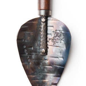 Handforged Garden Trowel, Blacksmith Made Gardening Gift image 5