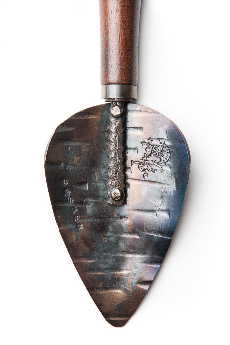 Handforged Garden Trowel, Blacksmith Made Gardening Gift image 5