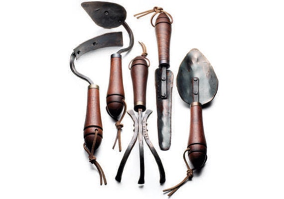 Gardening Tool Gift Set, Forged Garden Tools by Fisher Blacksmithing in Bozeman Montana