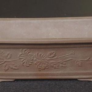 Bonsai Pot Japan Rectangular Unglazed Medium Width 21.0 cm (8.27 inches)