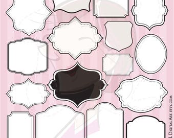 digital frames and borders clip art great for teachers etsy