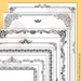 Certificate Frames Design - Vintage Style Borders great for Awards, Diplomas, Documents - FREE Commercial Use 10012 