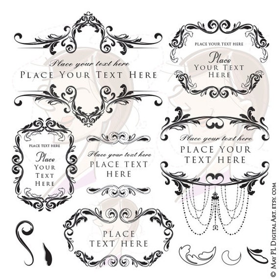 wedding vector clipart floral png design perfect for that etsy wedding vector