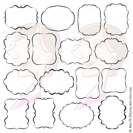 Download Fancy Frames Svg Vector Clipart Files great to make Labels ...
