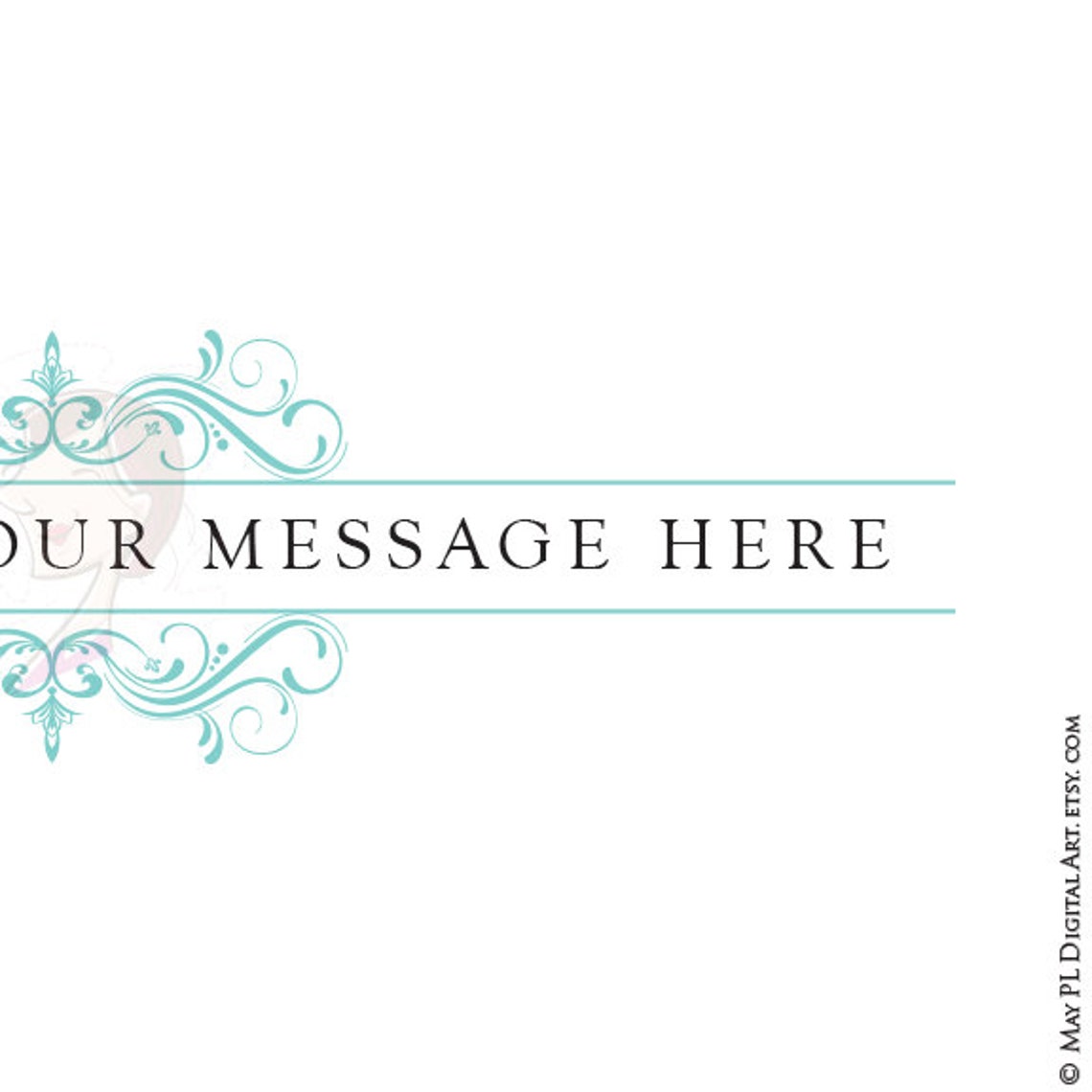 One of My Popular Items, This Turquoise Frames Clipart Set is Perfect ...