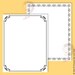 Borders Frames Clip Art 8x11 - Decorative Design Create Your Own ...