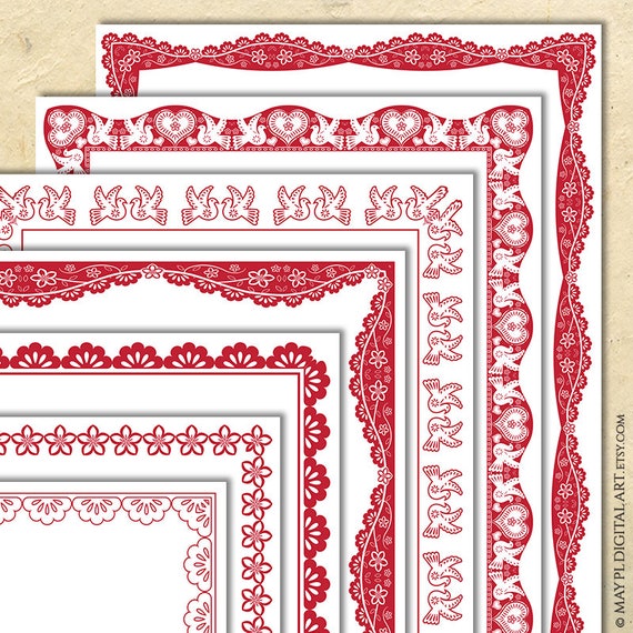 Spanish Borders And Frames