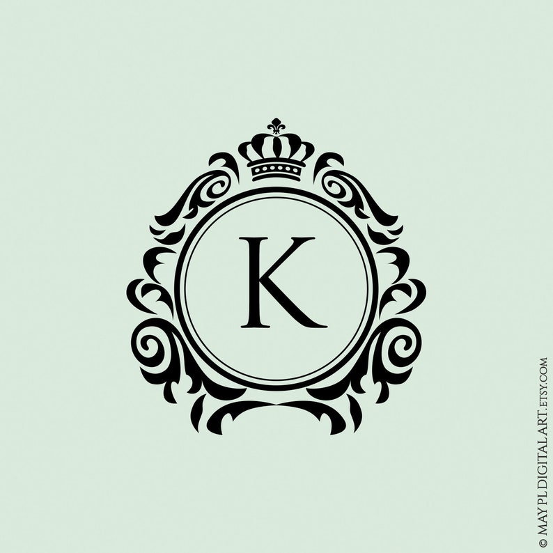 Vintage Digital Frames Clipart Design Collection Leaves Etsy