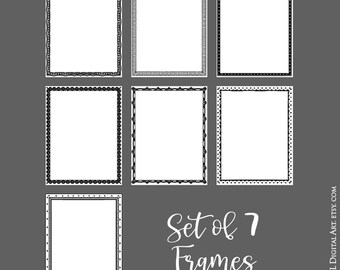 Document Black Page Borders, Diploma Award, Invitations