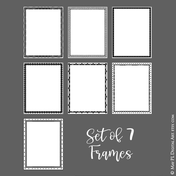 Document Black Page Borders, Diploma Award, Invitations
