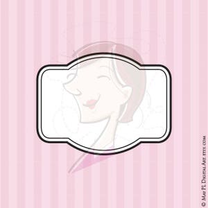 Digital Label Frames Clipart - Versatile Simple Shapes You Can Use to ...