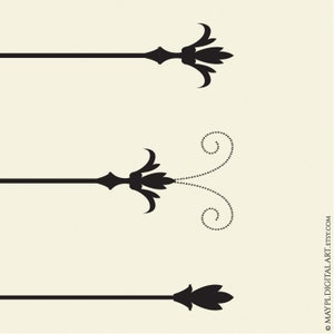 Text Decoration Clipart Collection - Ornate Retro Decorative Design ...