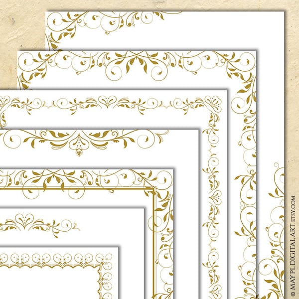 Antique Gold Frames Shop Online Etsy