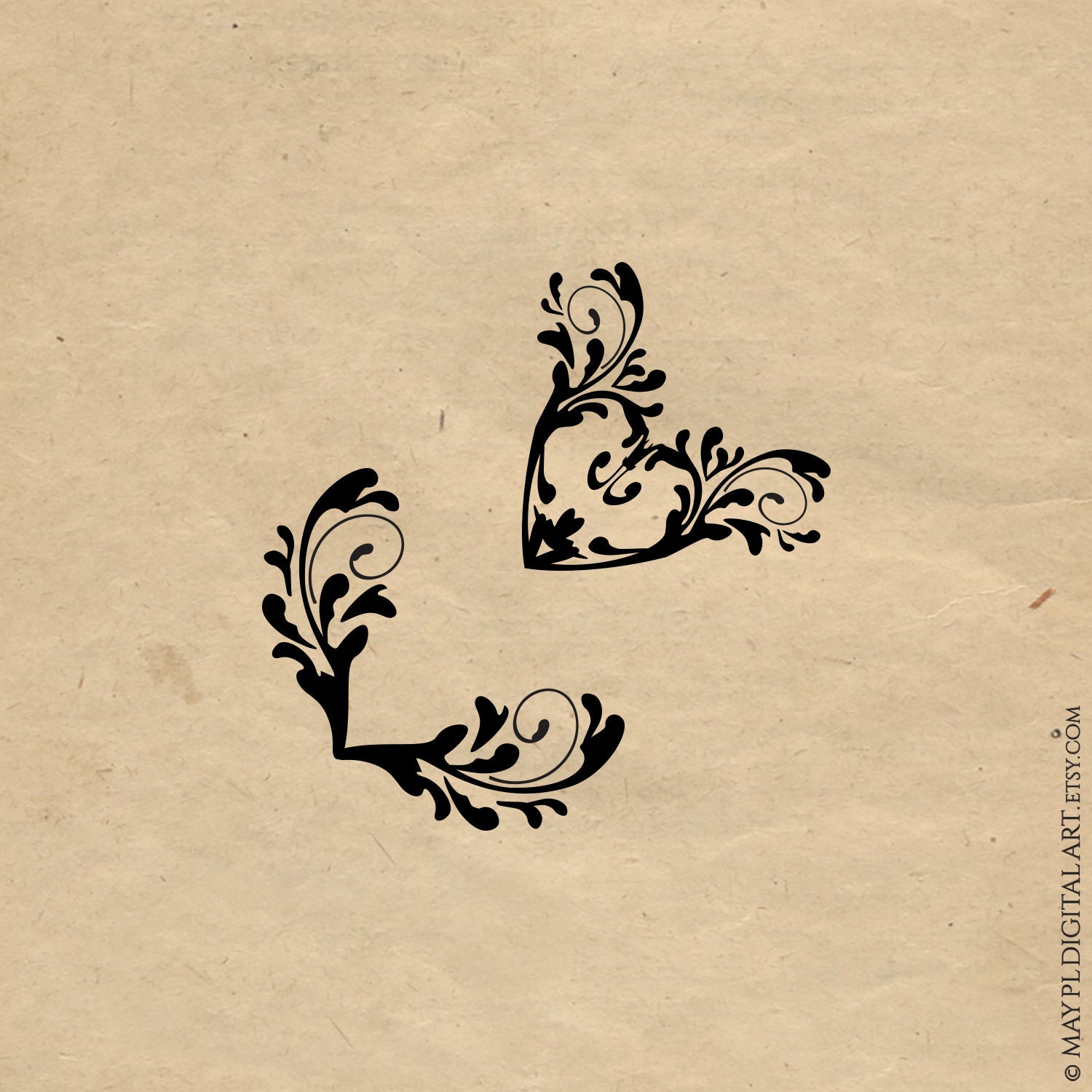 Corner Borders Decorative Designs, Vintage Page Corners - Heritage