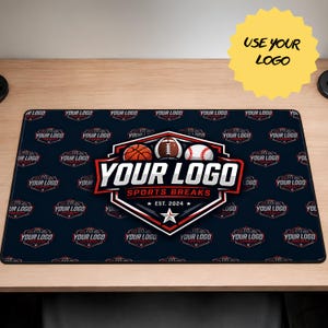 TCG Playmat Custom, Trading Card Game Mat, Personalized Card Break Mat, Sports Card Breaker Mat, Custom Logo Playmat