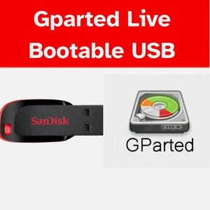 GParted Live Bootable USB – Powerful Partition Editor for Resize, Clone & Format | UEFI Boot Support | Disk Management Tool