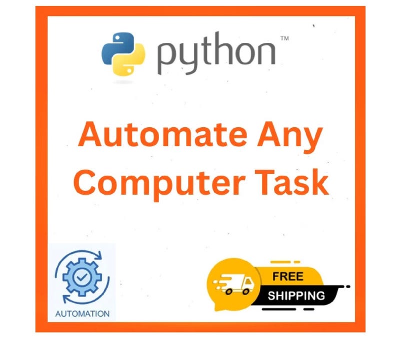 Custom Python Automation Program | On Demand Automateion For Computer Any Task image 1