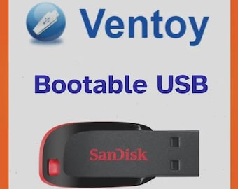 Ventoy Bootable USB 3.0 | Multi-Boot ISO Loader | Recovery Install Tool