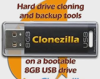 Clonezilla Bootable Live USB Drive Clone, Image Restore Backup For Windows/Linux