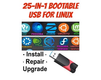 All-in-1 Linux Bootable USB Drive | Ubuntu • Mint • Kali • Zorin • Debian • Tails