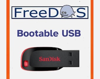 FreeDOS Bootable USB for BIOS Updates, Firmware Flashing & Legacy DOS Tools