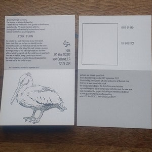 Cartolina di Pelican tipografica.
